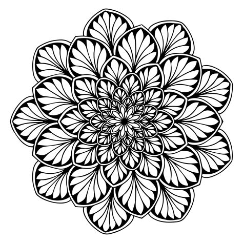 mandala art colouring pages|More.